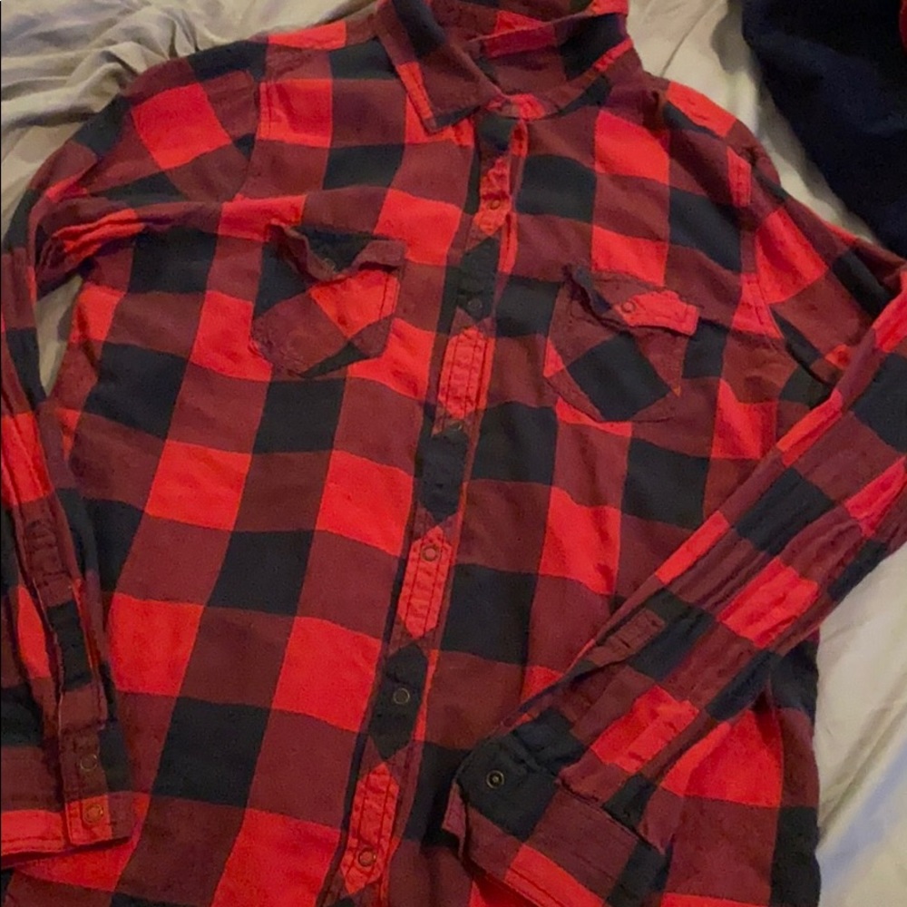 Button up red flannel